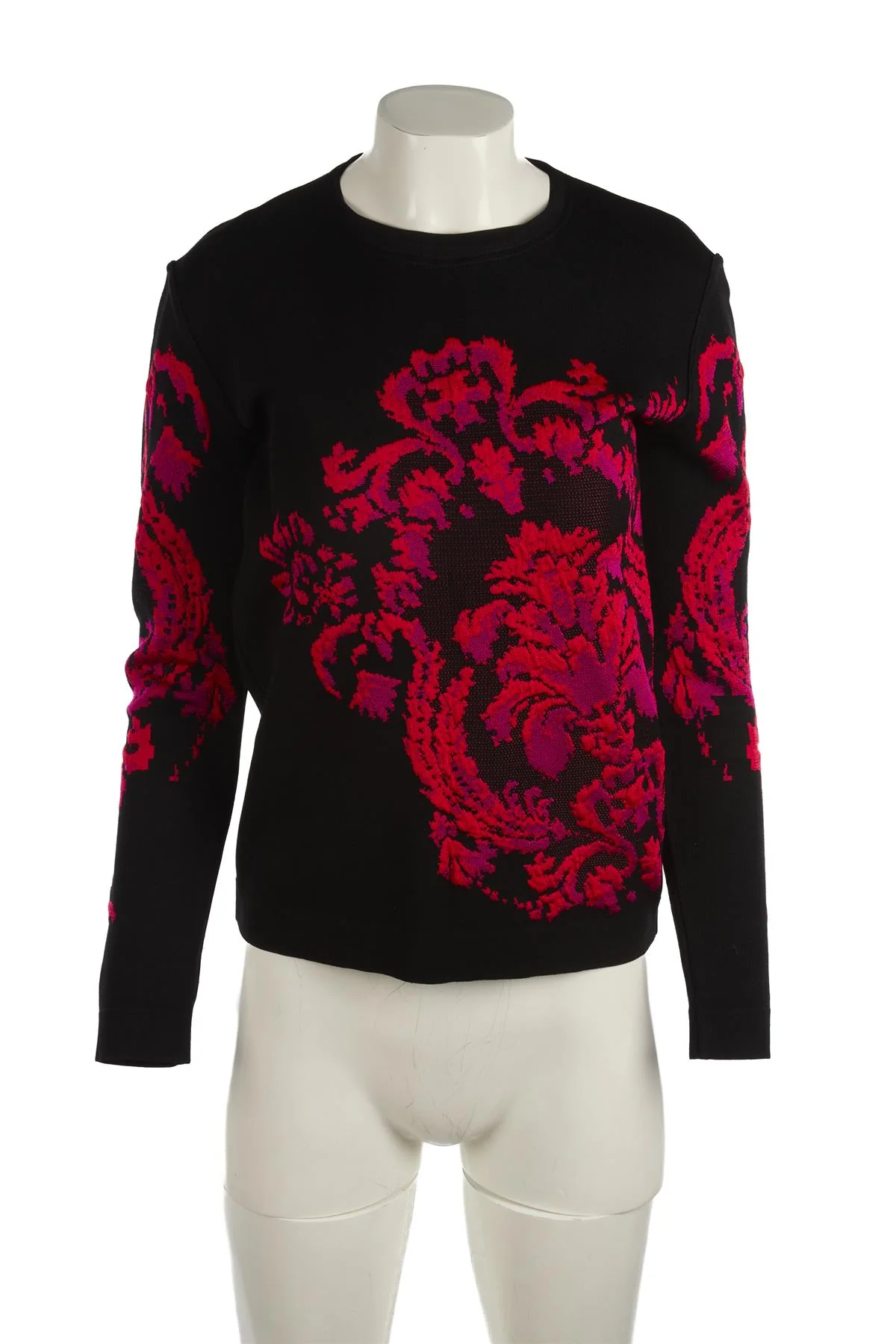 ROBERTO CAVALLI BLACK KNIT SWEATER IT 40 UK 8 - Image 2