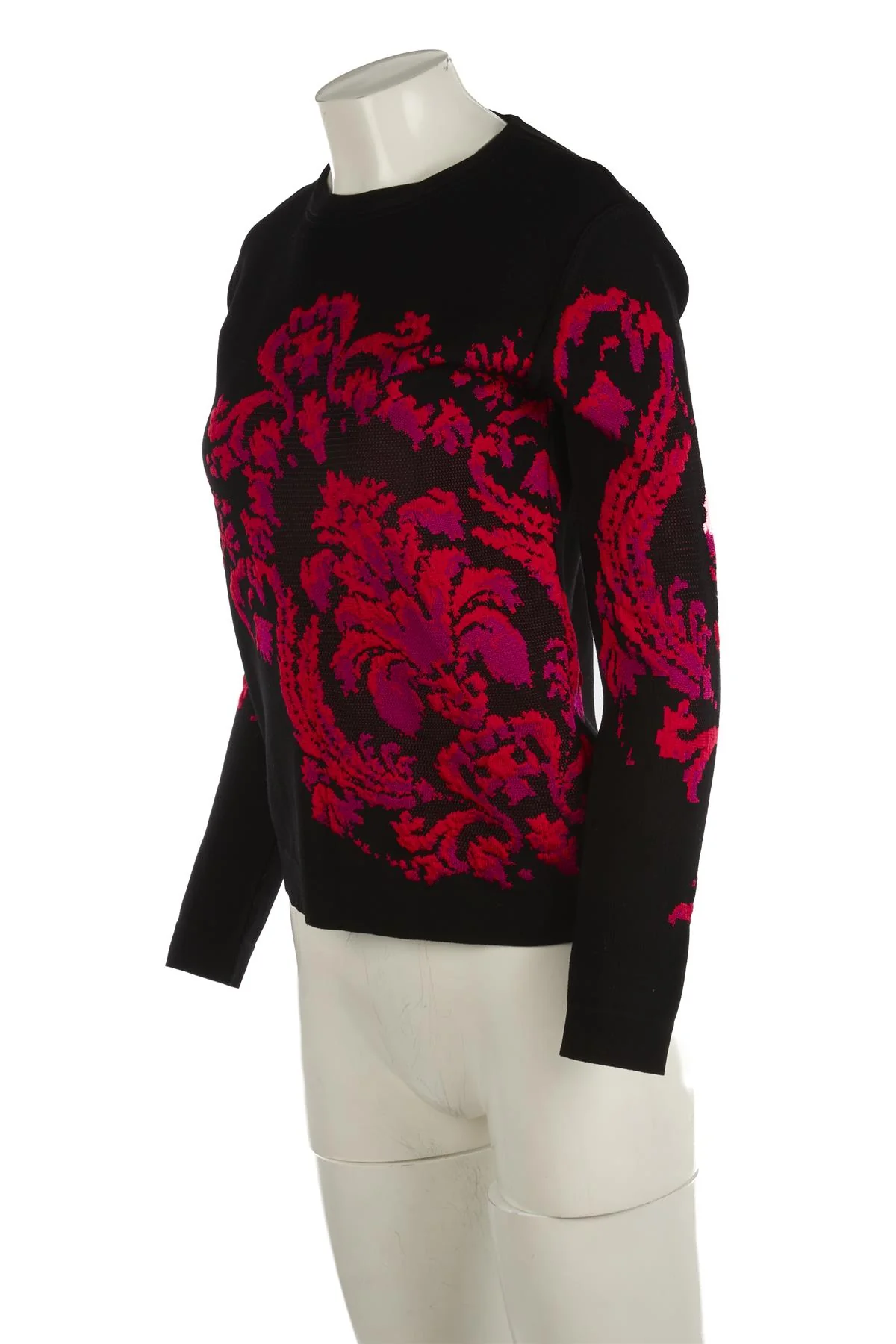 ROBERTO CAVALLI BLACK KNIT SWEATER IT 40 UK 8 - Image 3