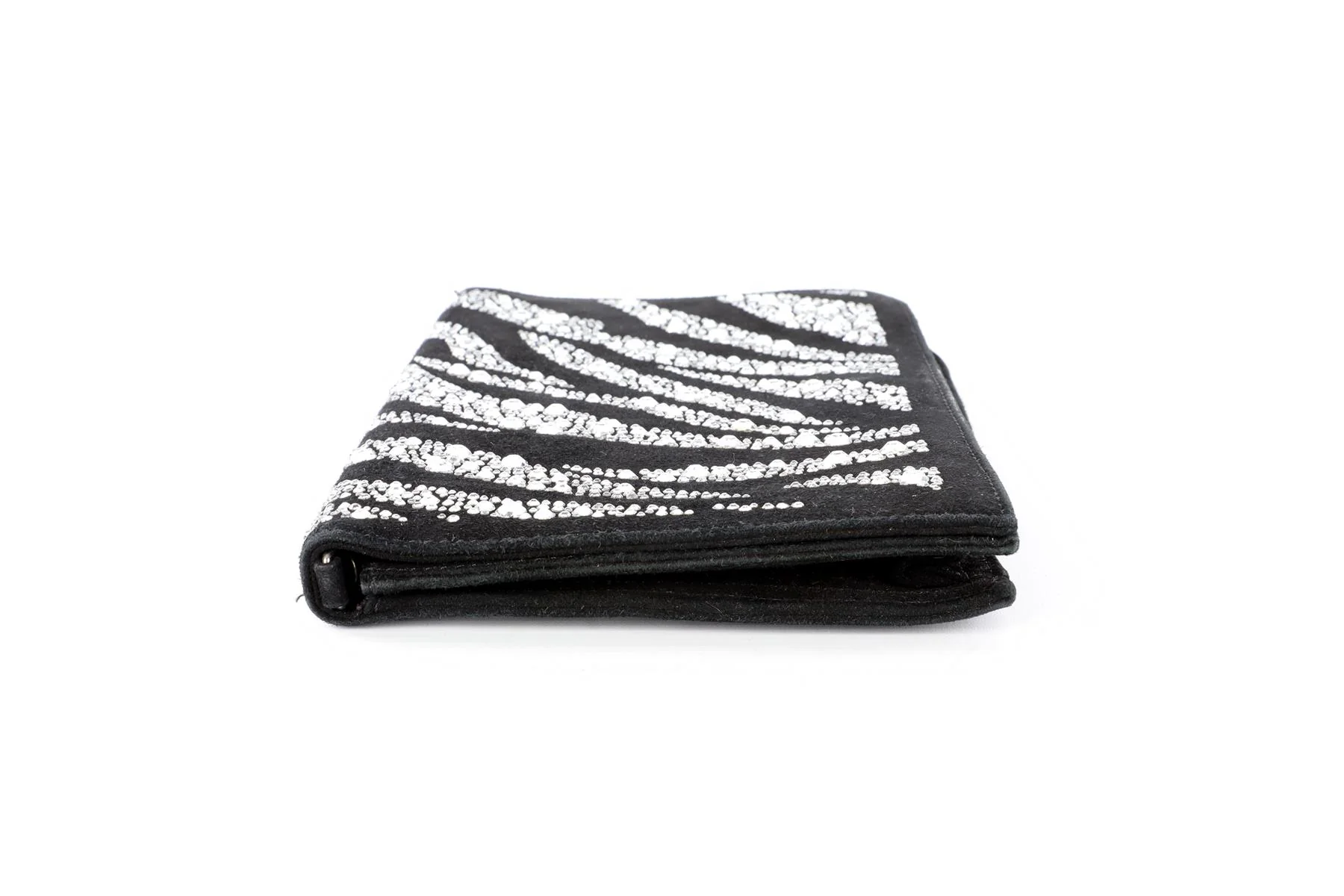 ROBERTO CAVALLI BLACK SUEDE CLUTCH - Image 3