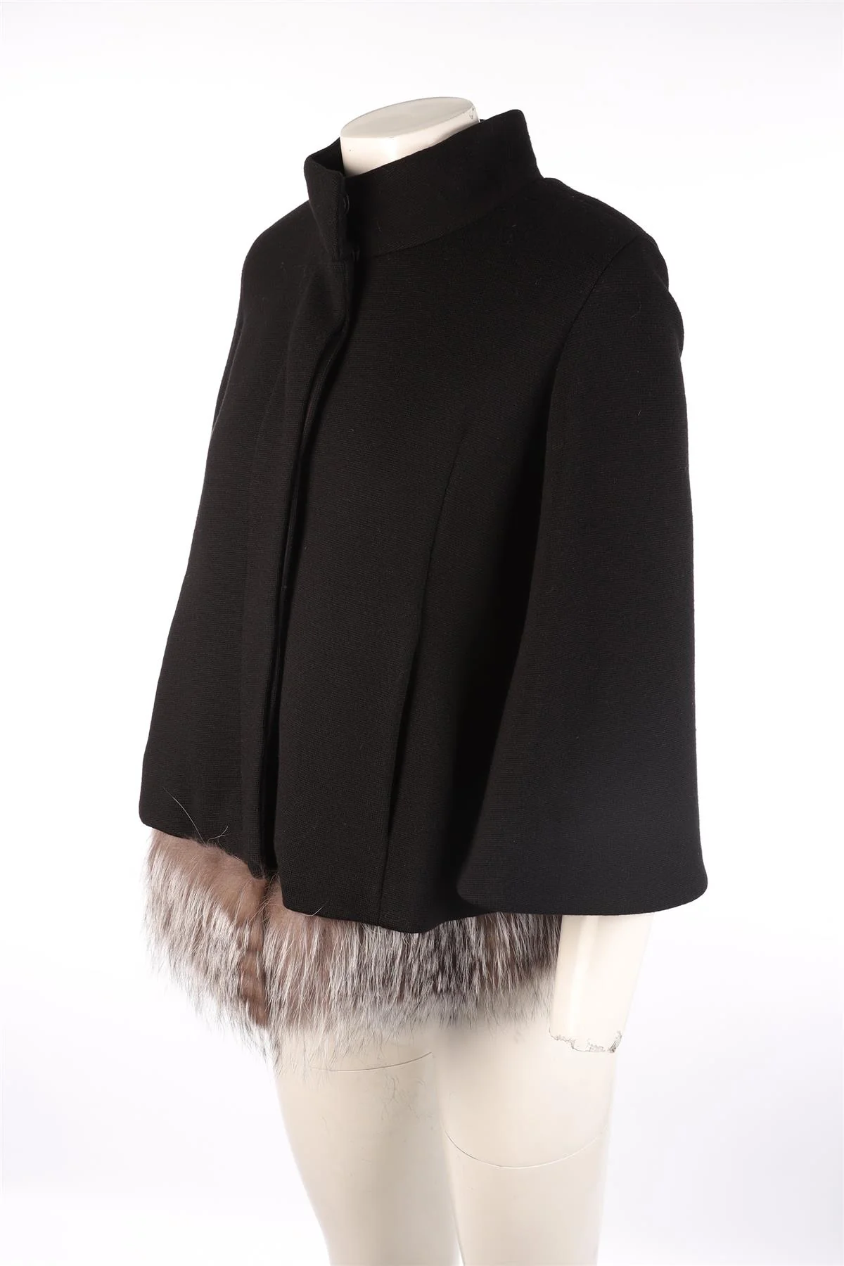 ROBERTO CAVALLI BLACK WOOL JACKET IT 38 UK 6 - Image 3