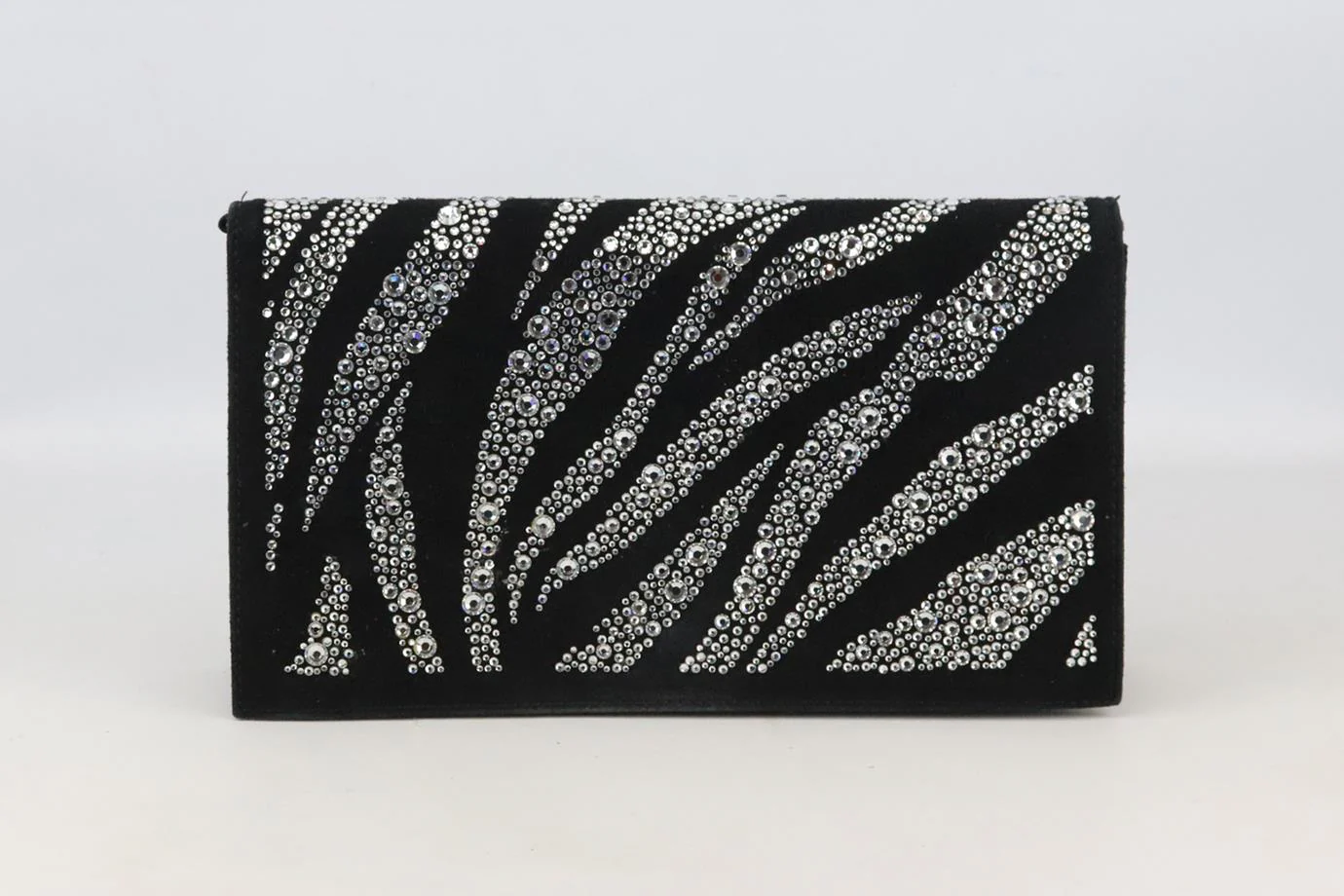 ROBERTO CAVALLI EMBELLISHED SUEDE CLUTCH - Image 2