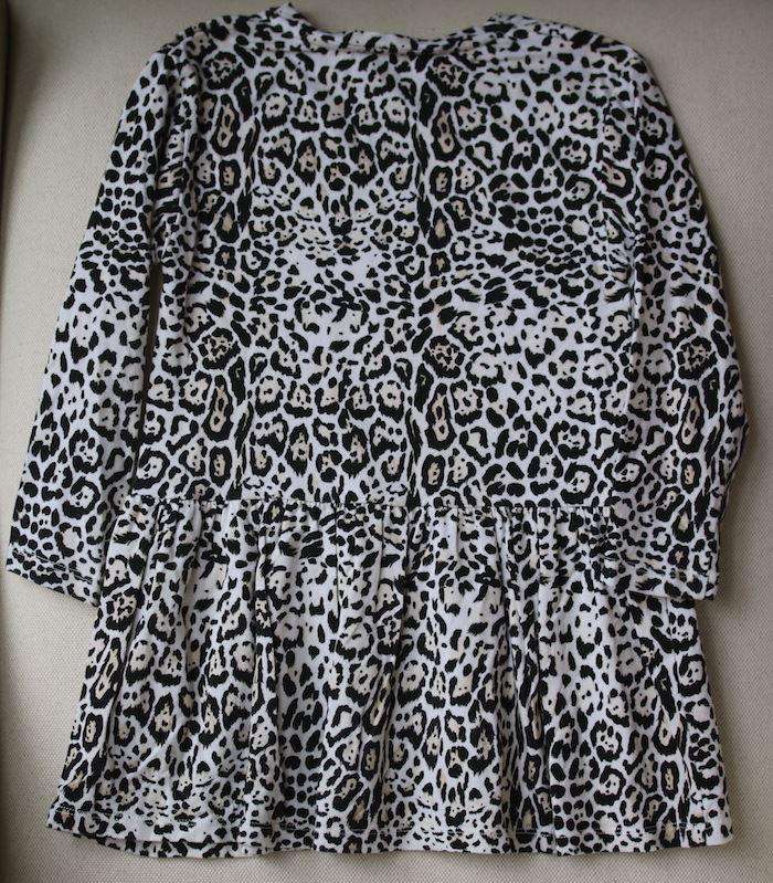 ROBERTO CAVALLI GIRLS LEOPARD PRINT DRESS 4 YEARS - Image 3