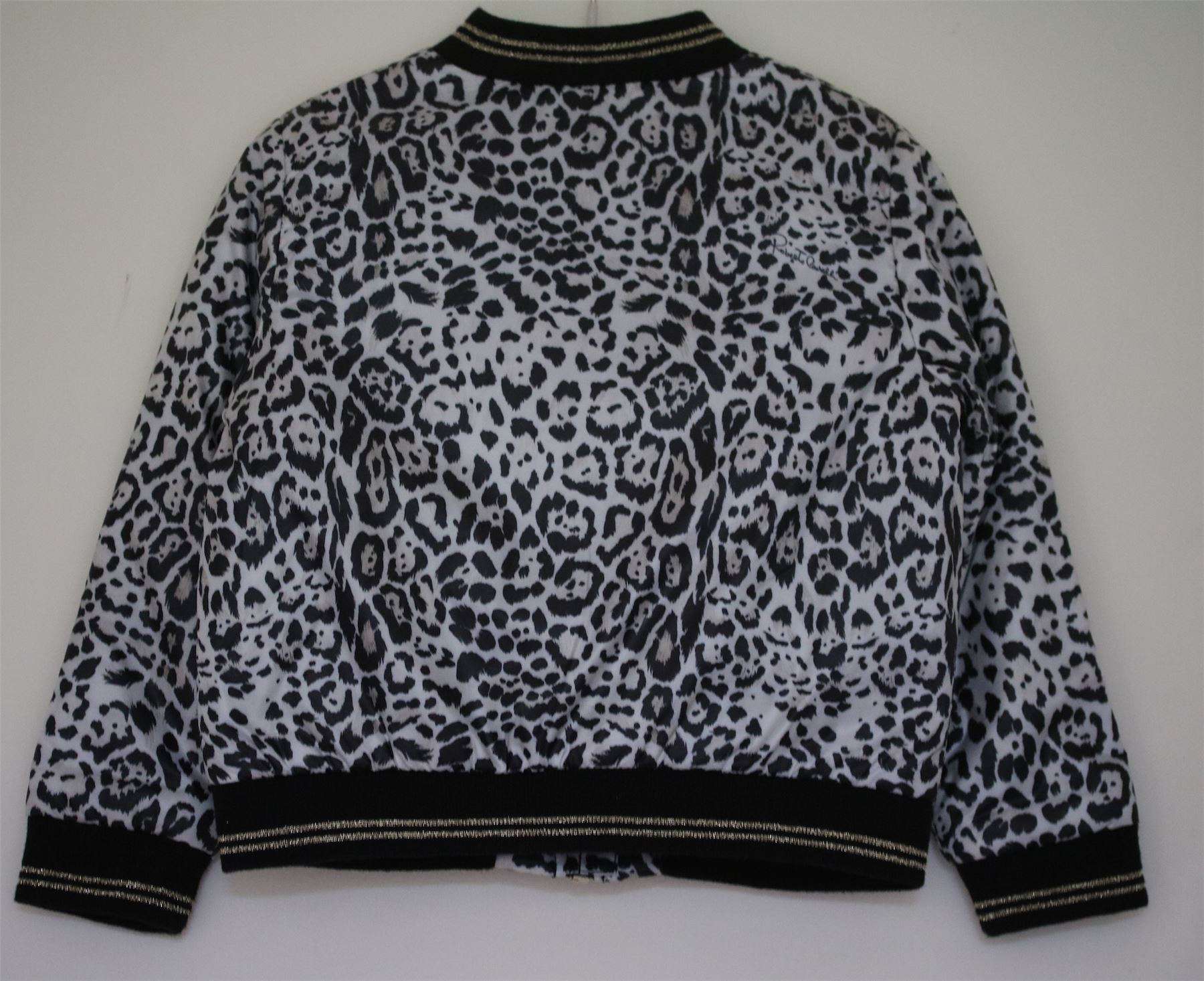 ROBERTO CAVALLI GIRLS LEOPARD PRINT JACKET 4 YEARS - Image 4