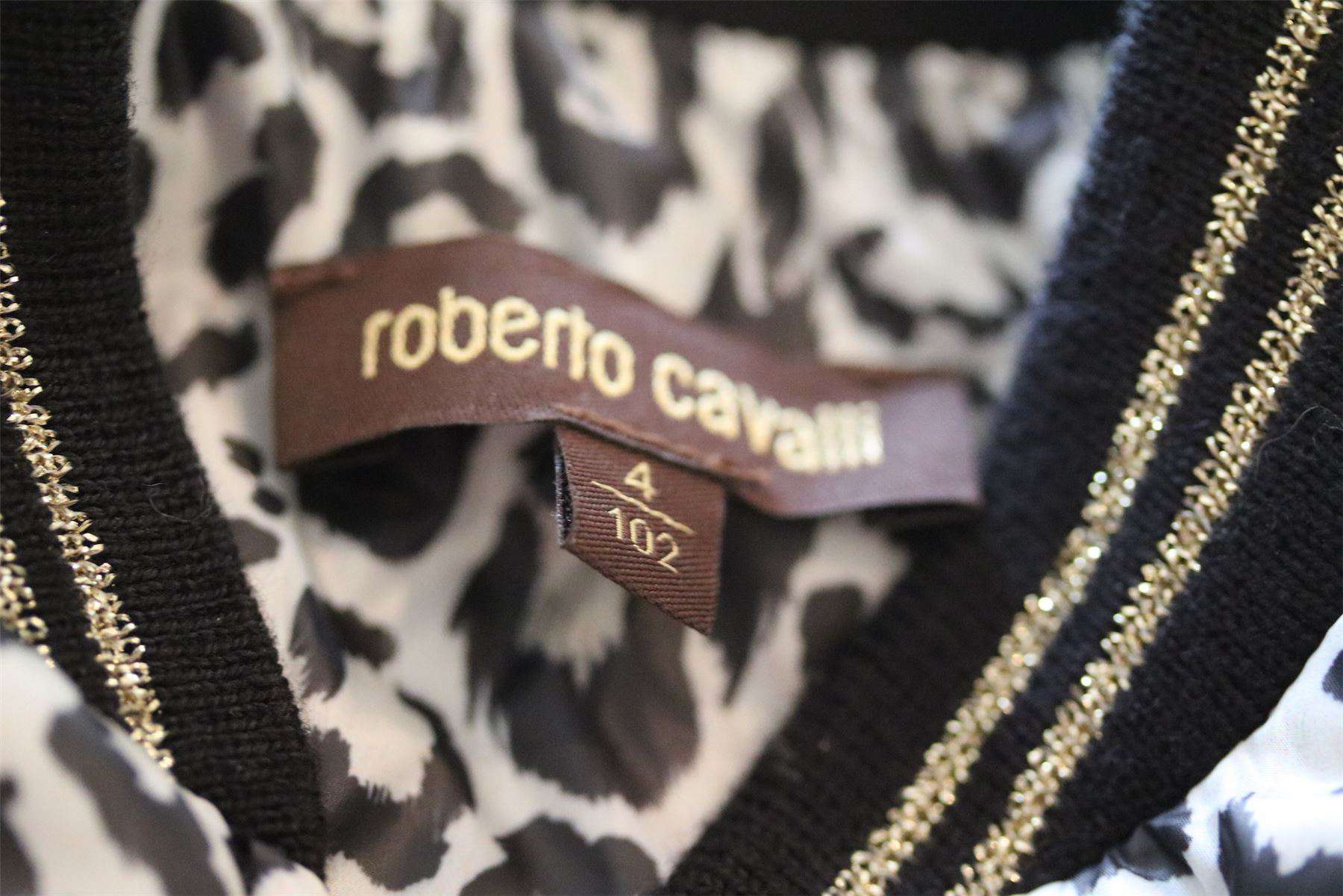 ROBERTO CAVALLI GIRLS LEOPARD PRINT JACKET 4 YEARS - Image 5