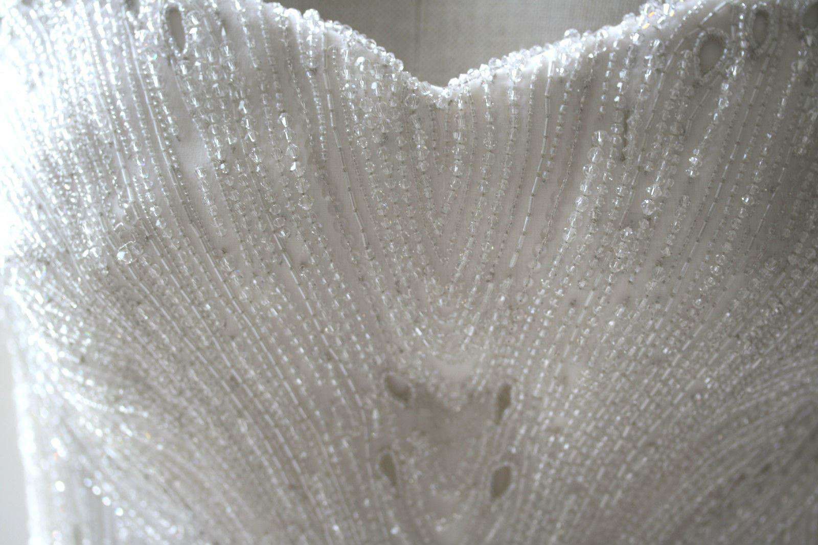 ROBERTO CAVALLI HAUTE COUTURE WEDDING RED CARPET DRESS BALL GOWN IT 42 UK 10 - Image 5
