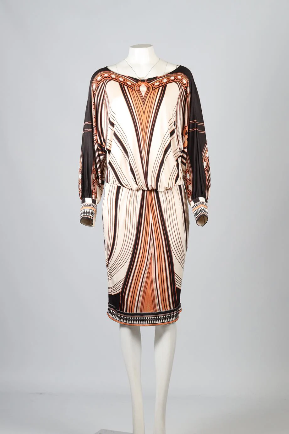 ROBERTO CAVALLI JERSEY MINI DRESS IT 40 UK 8 - Image 2