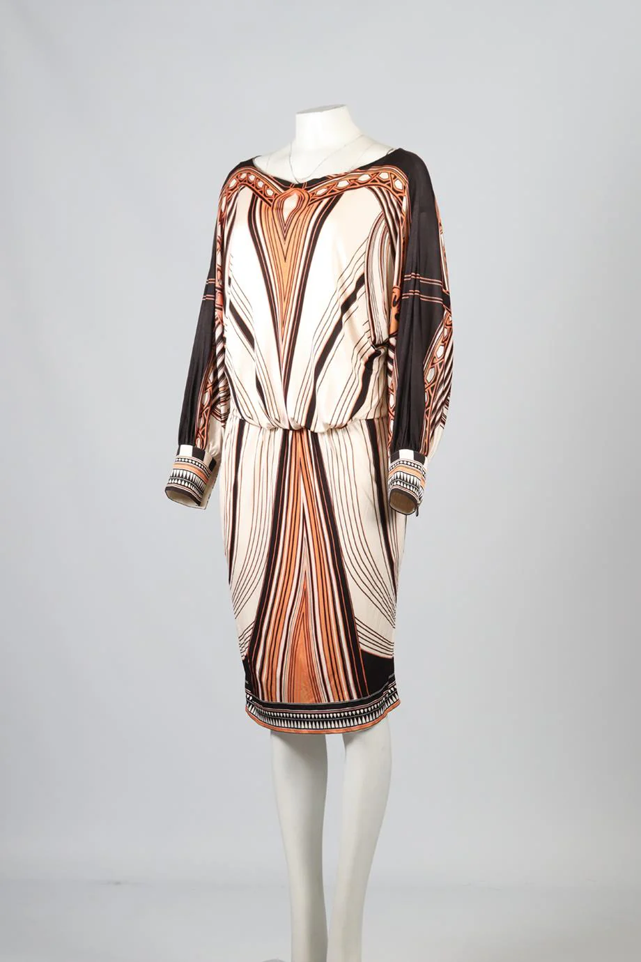 ROBERTO CAVALLI JERSEY MINI DRESS IT 40 UK 8 - Image 3