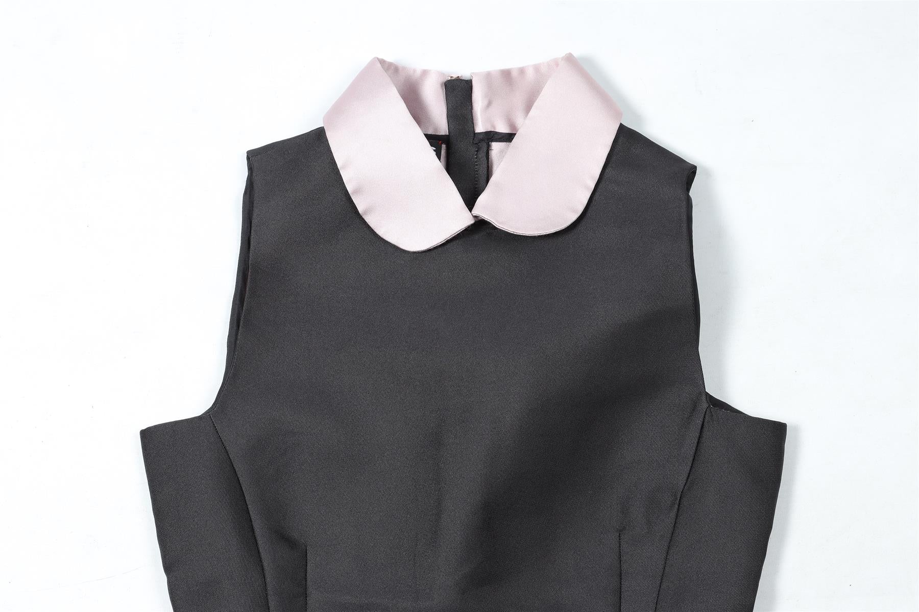 ROCHAS BLACK SILK TOP IT 38 UK 6 - Image 3