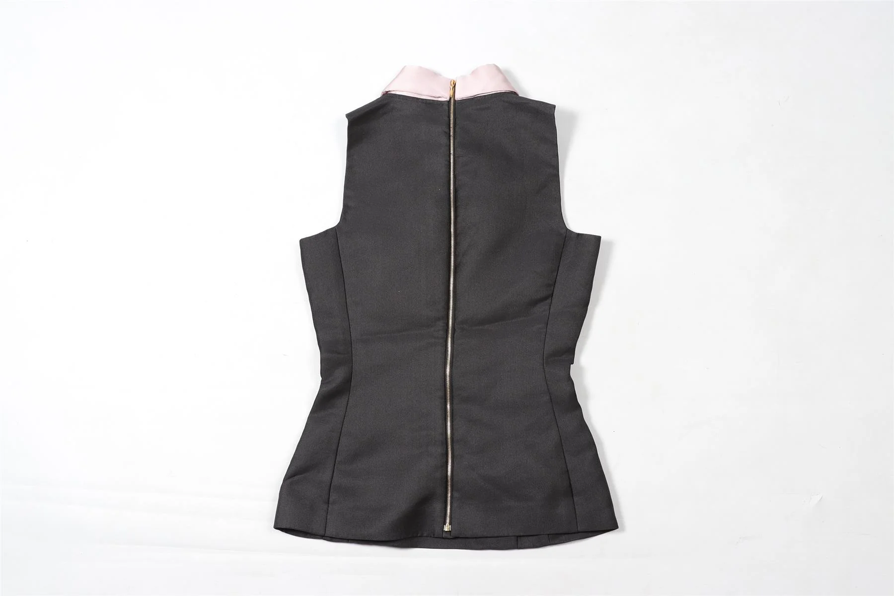 ROCHAS BLACK SILK TOP IT 38 UK 6 - Image 4