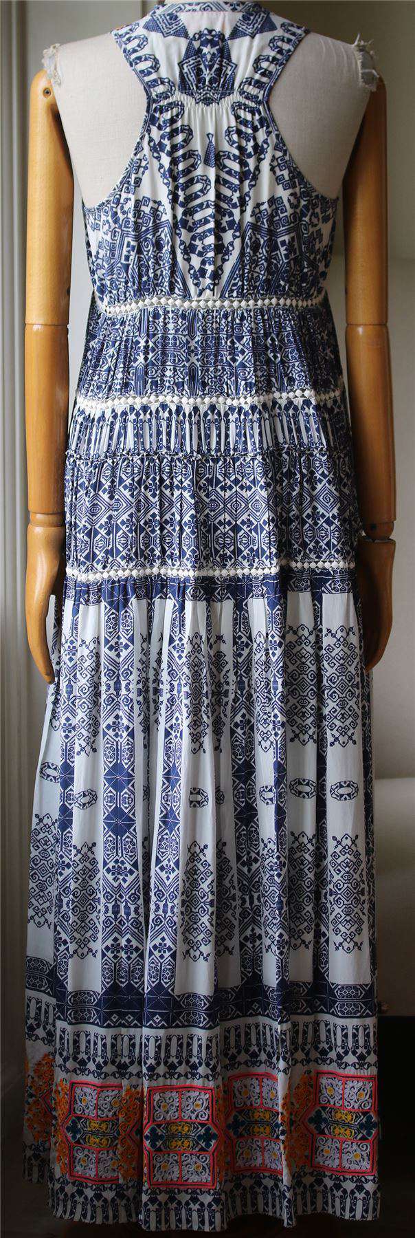 ROCOCO SAND IONIC PRINTED MAXI DRESS XSMALL - Image 5