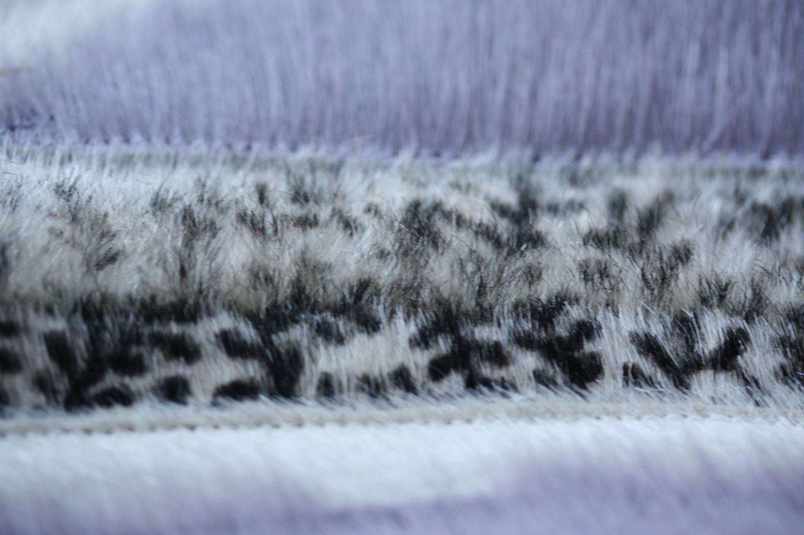 RODARTE LILAC LEATHER AND PONY HAIR BELT SMALL 75CM - Image 5