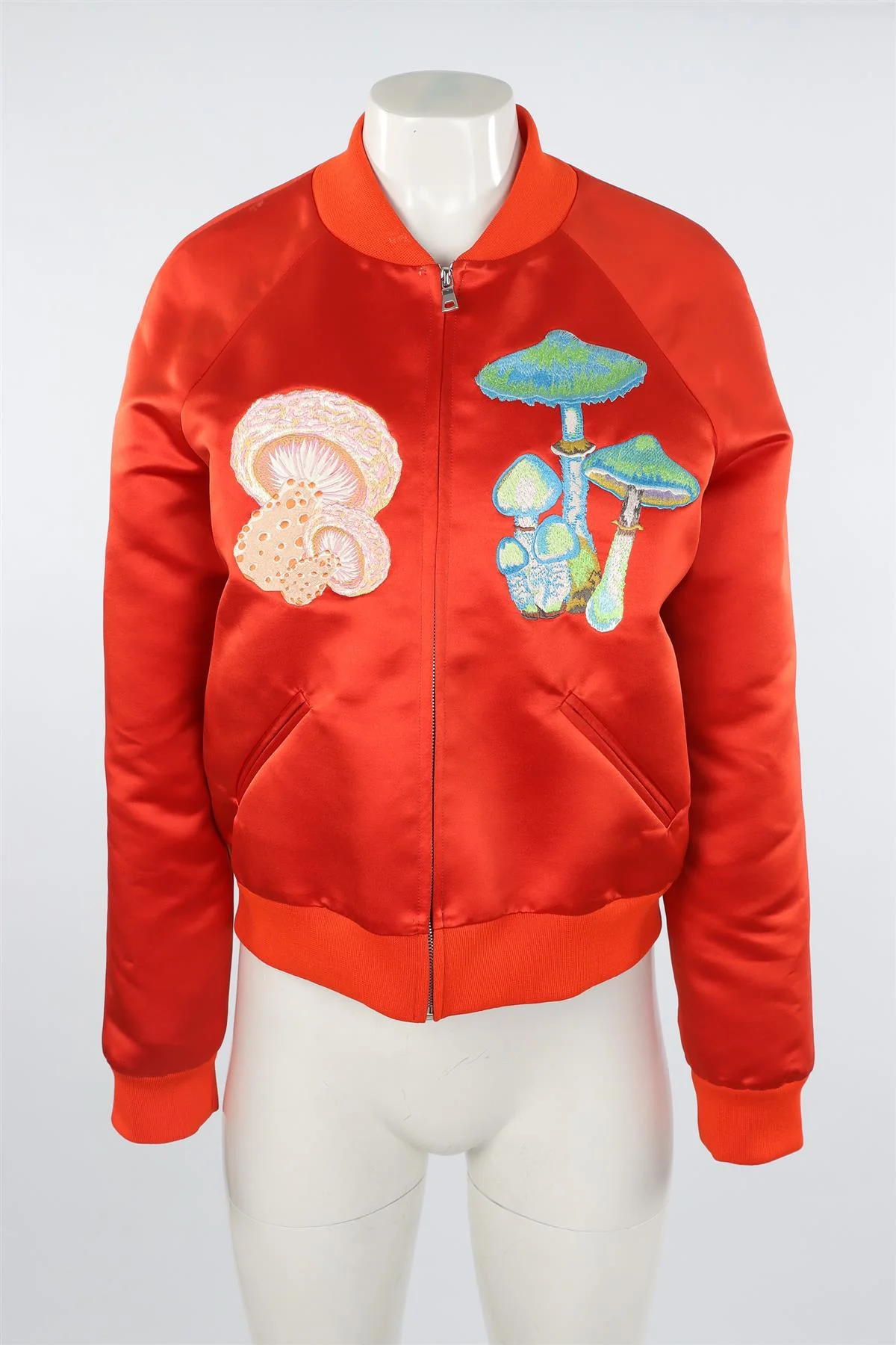 RODARTE ORANGE SATIN JACKET MEDIUM - Image 2