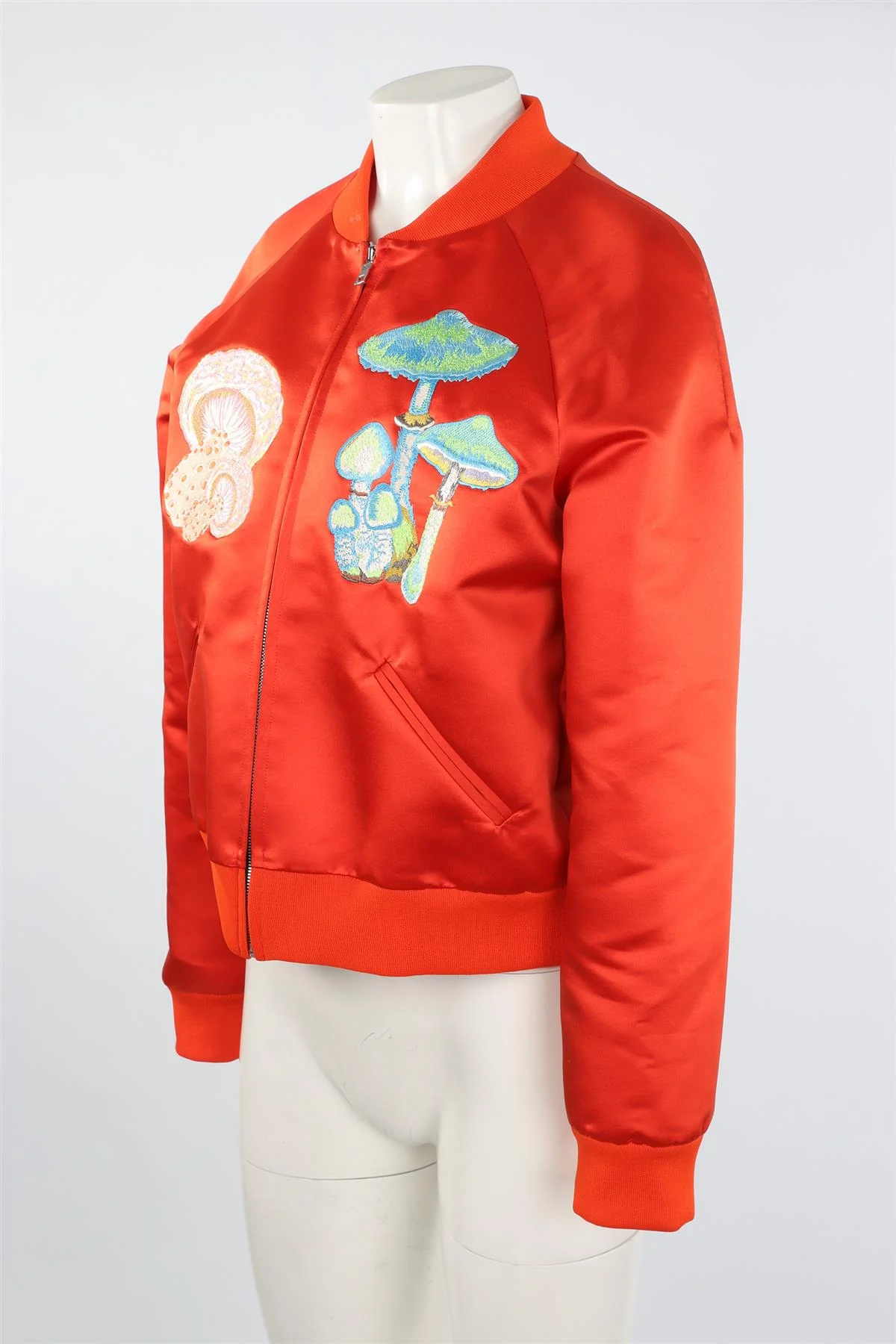 RODARTE ORANGE SATIN JACKET MEDIUM - Image 3