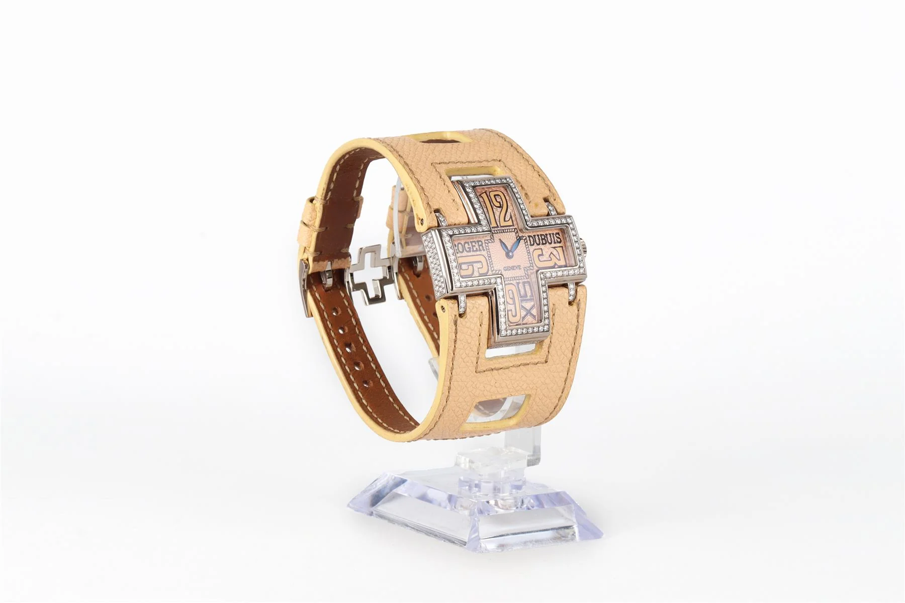 ROGER DUBUIS FOLLOW ME 18K WHITE GOLD AND DIAMOND WATCH - Image 4