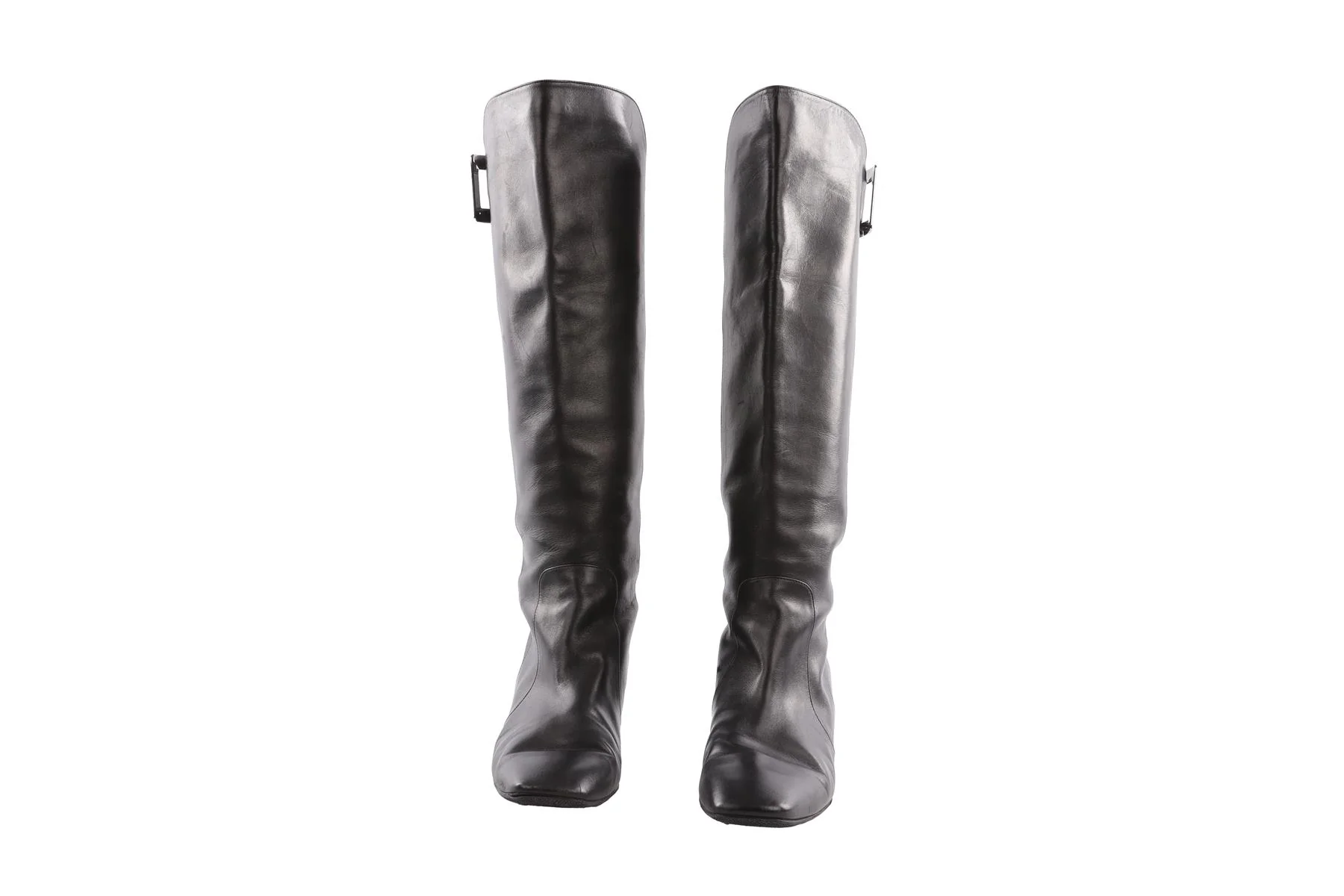 ROGER VIVIER BLACK KNEE HIGH BOOTS EU 37.5 - Image 3