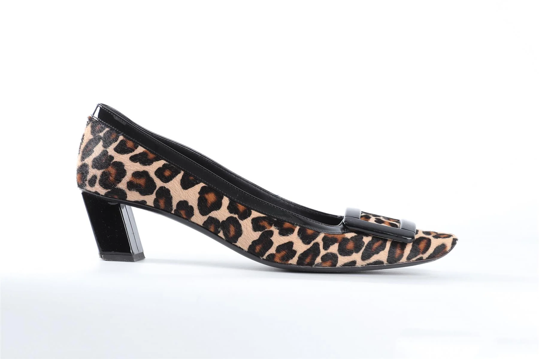 ROGER VIVIER BROWN CALF HAIR PUMPS EU 37 UK 4 US 7 - Image 2
