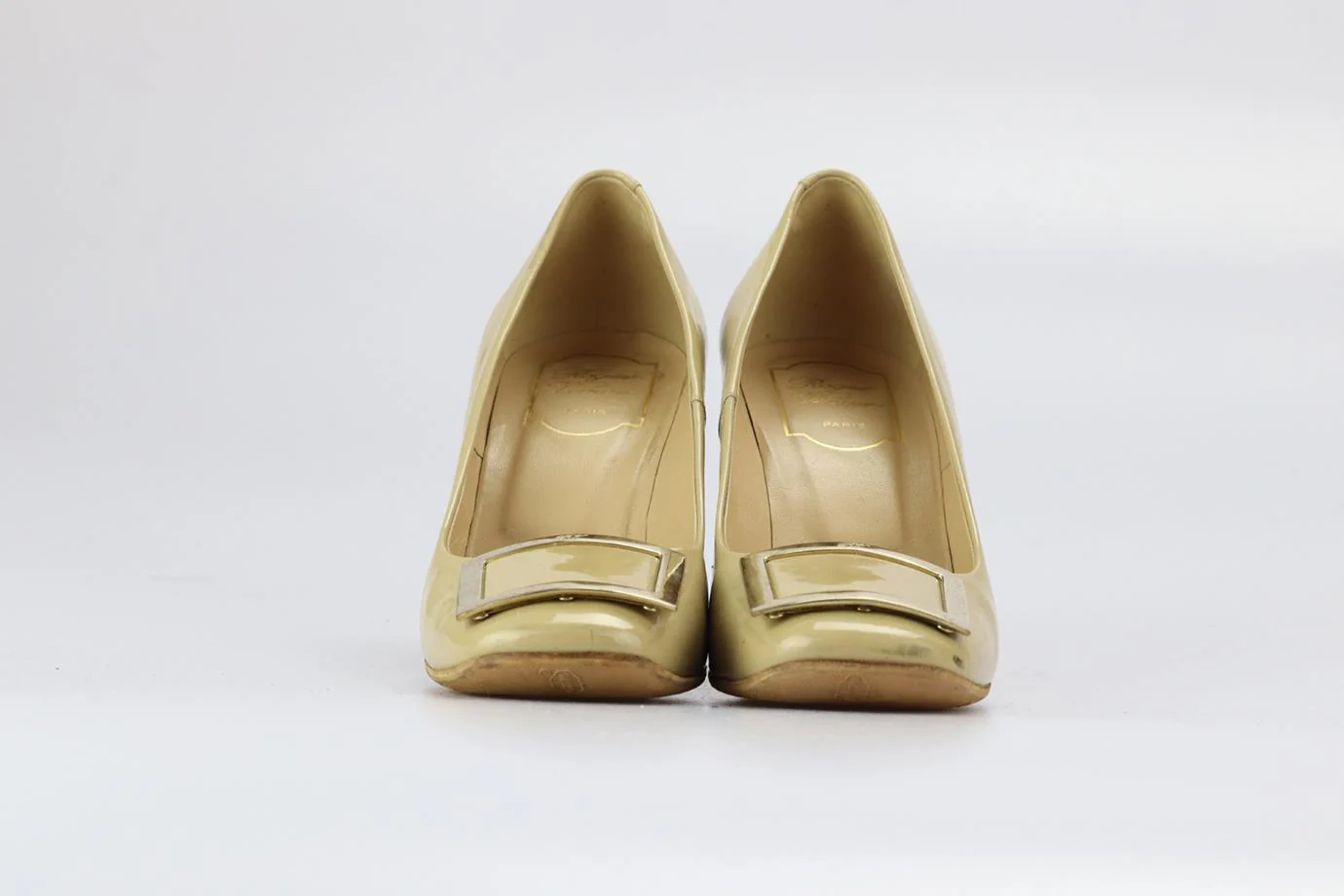 ROGER VIVIER EMBELLISHED PATENT LEATHER PUMPS EU 38 UK 5 US 8 - Image 3