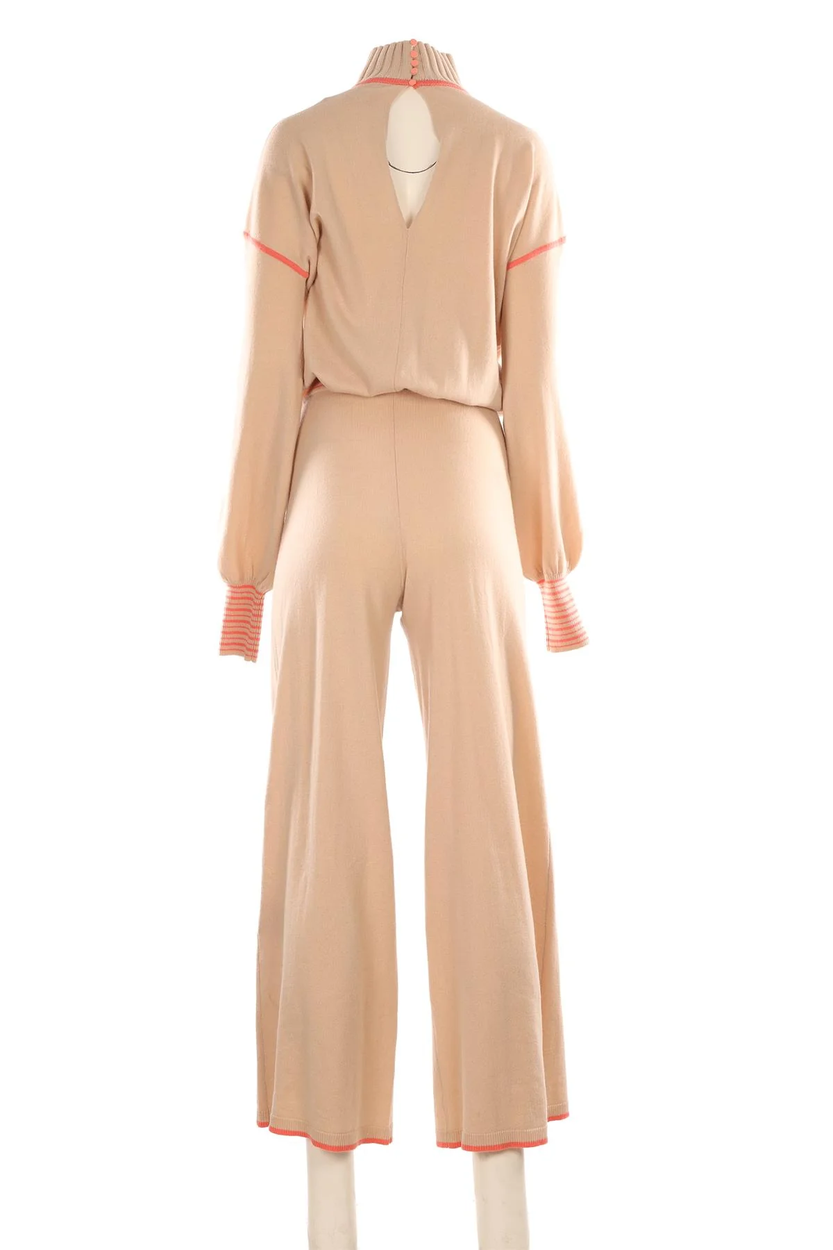 ROKSANDA BEIGE CASHMERE JUMPSUIT XSMALL - Image 3
