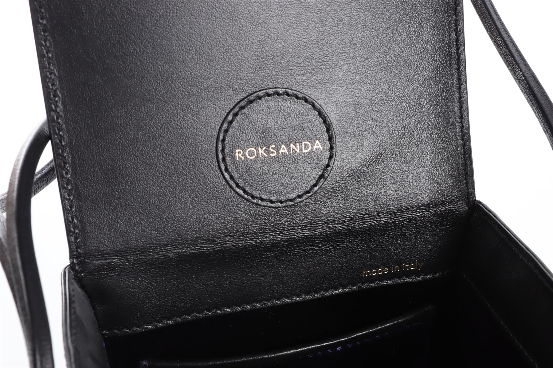ROKSANDA BLACK BOX LEATHER CLUTCH - Image 9