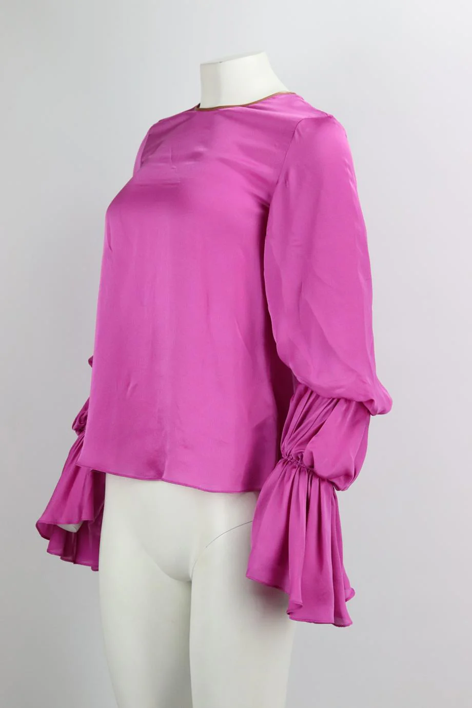 ROKSANDA GATHRED SILK BLOUSE UK 6 - Image 3
