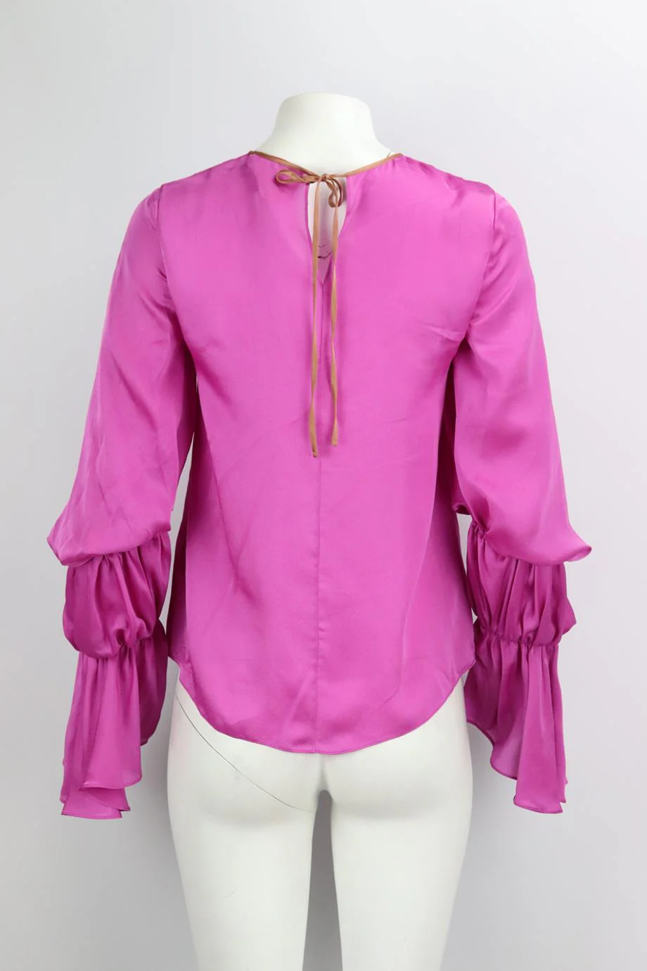 ROKSANDA GATHRED SILK BLOUSE UK 6 - Image 4
