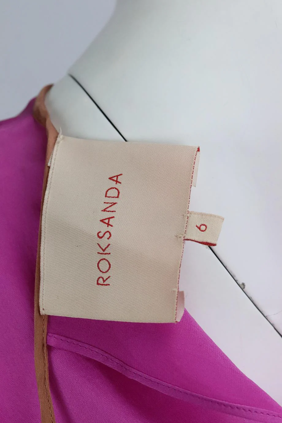 ROKSANDA GATHRED SILK BLOUSE UK 6 - Image 7