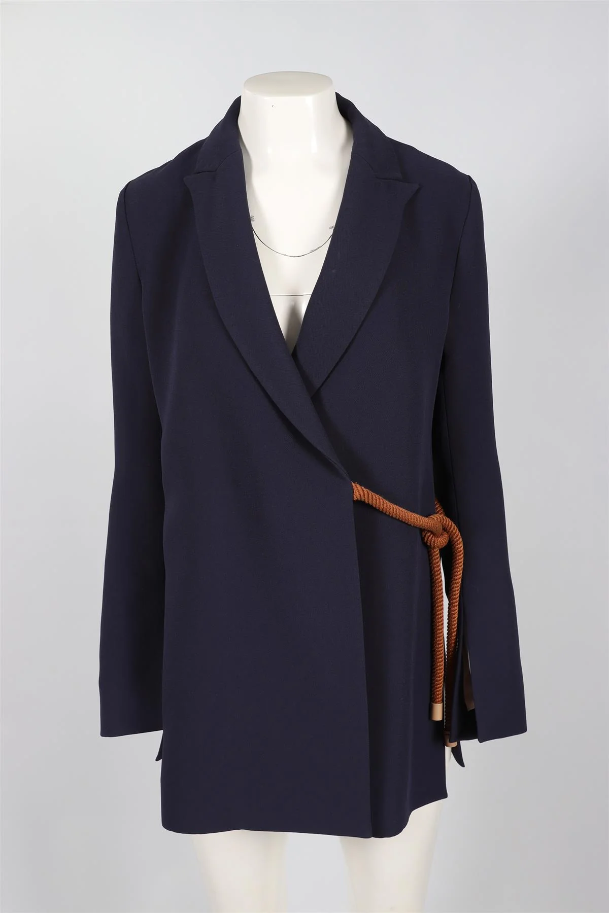 ROKSANDA NAVY CREPE BLAZER UK 8 - Image 2
