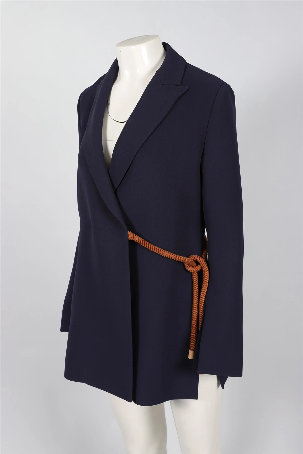 ROKSANDA NAVY CREPE BLAZER UK 8 - Image 3
