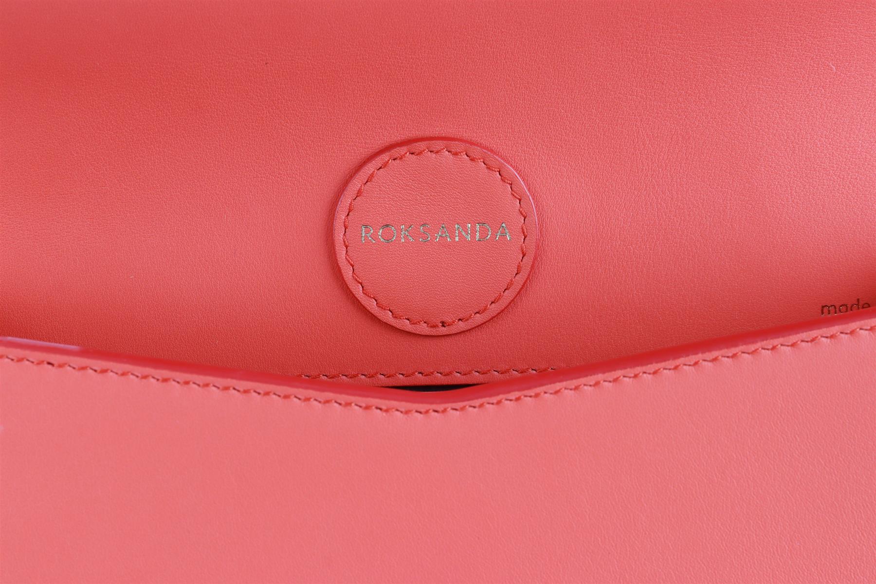 ROKSANDA ORANGE DIA LEATHER SHOULDER BAG - Image 9