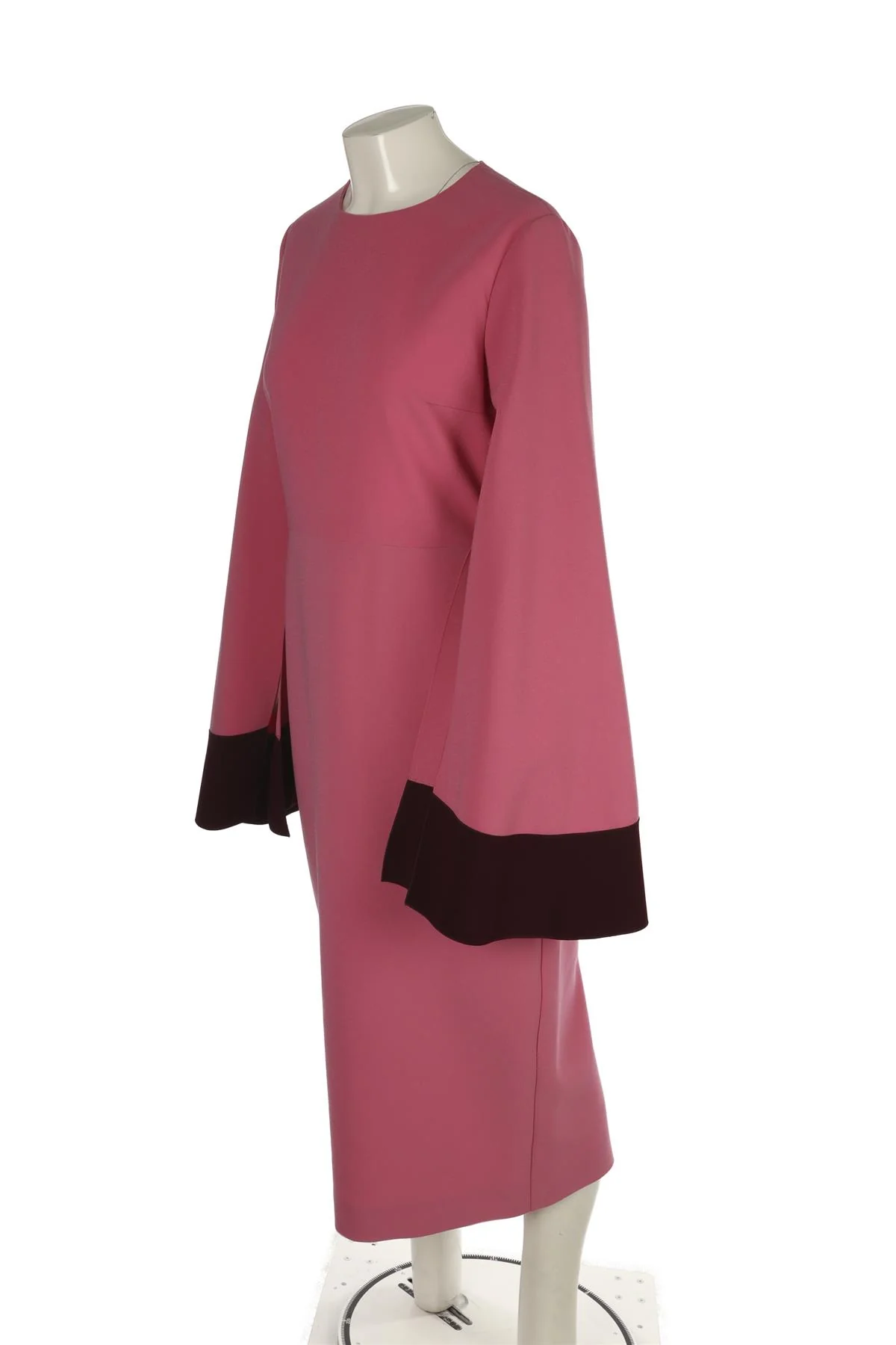 ROKSANDA PINK CREPE MAXI DRESS UK 14 - Image 3