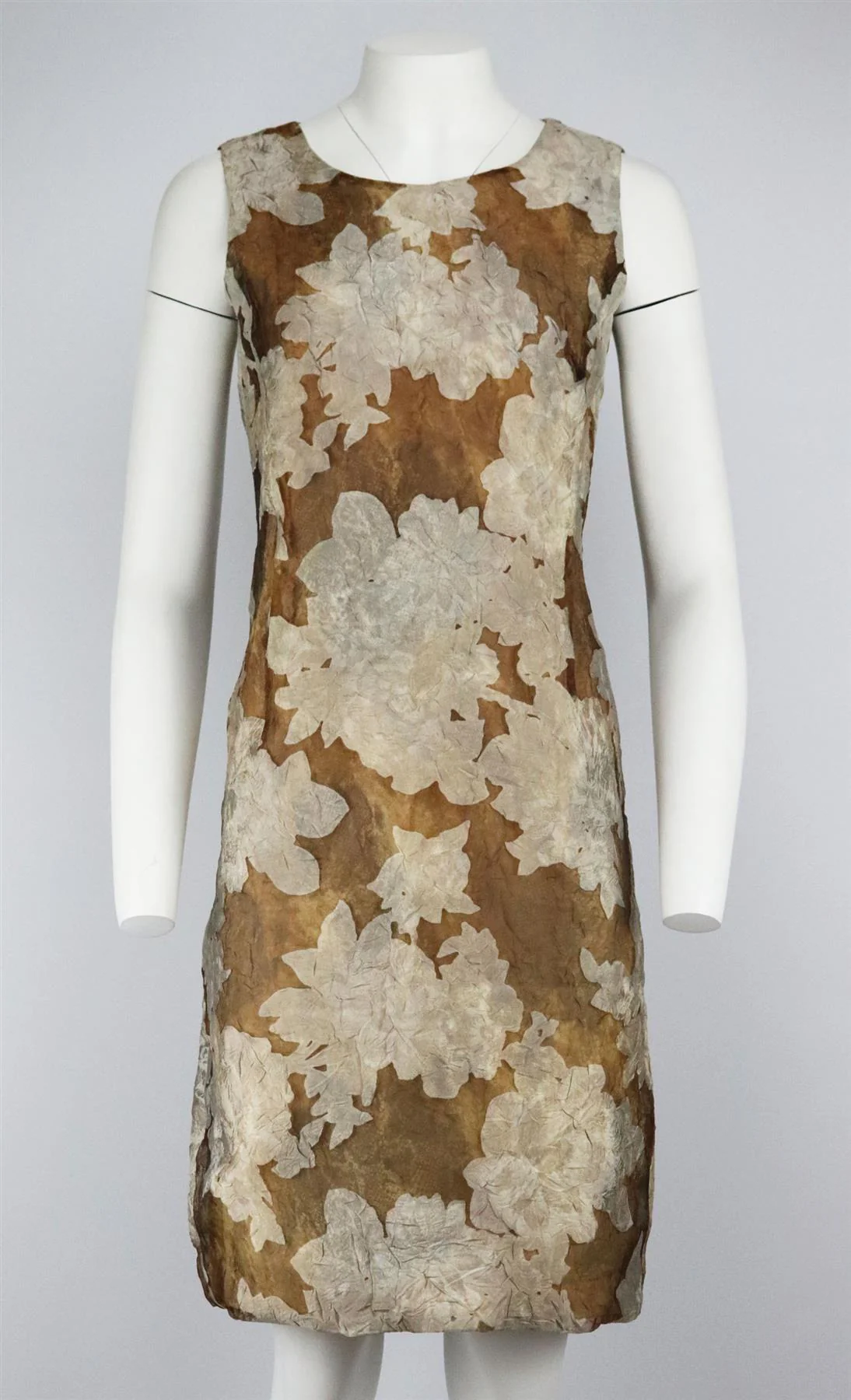 ROLAND KLEIN VINTAGE TEXTURED ORGANZA DRESS UK 12 - Image 2