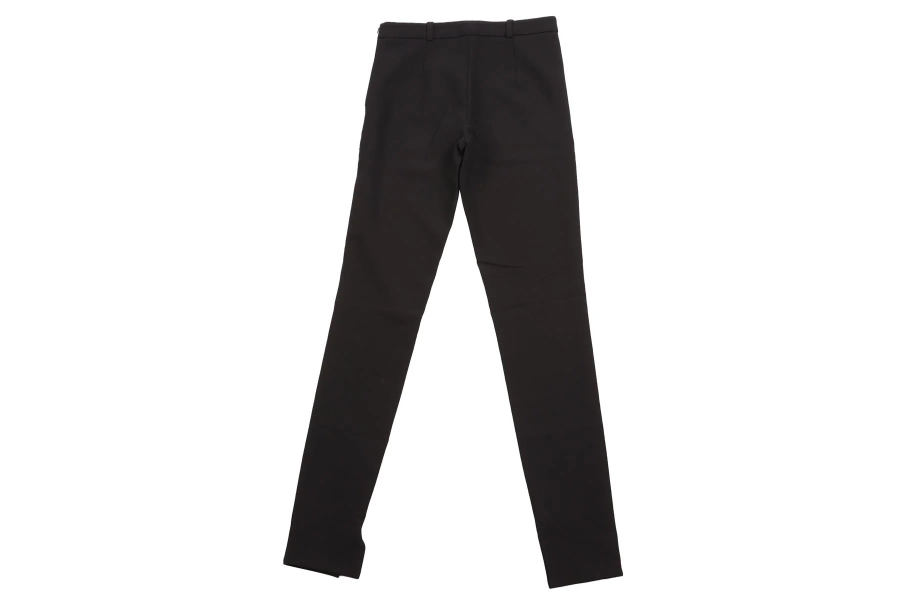 ROLAND MOURET BLACK WOOL STRAIGHT LEG PANTS UK 10 - Image 4