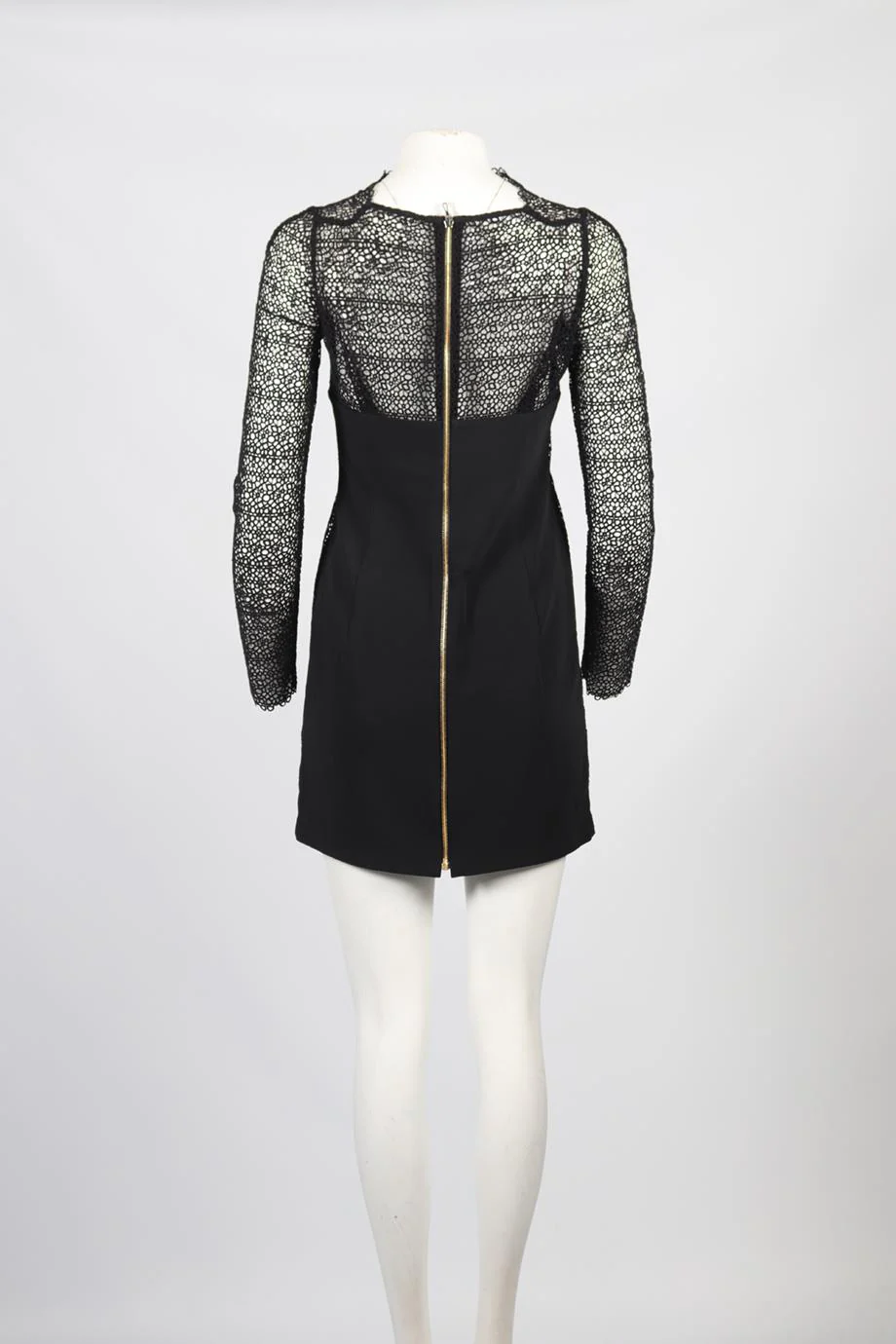 ROLAND MOURET COTTON MINI DRESS UK 10 - Image 4