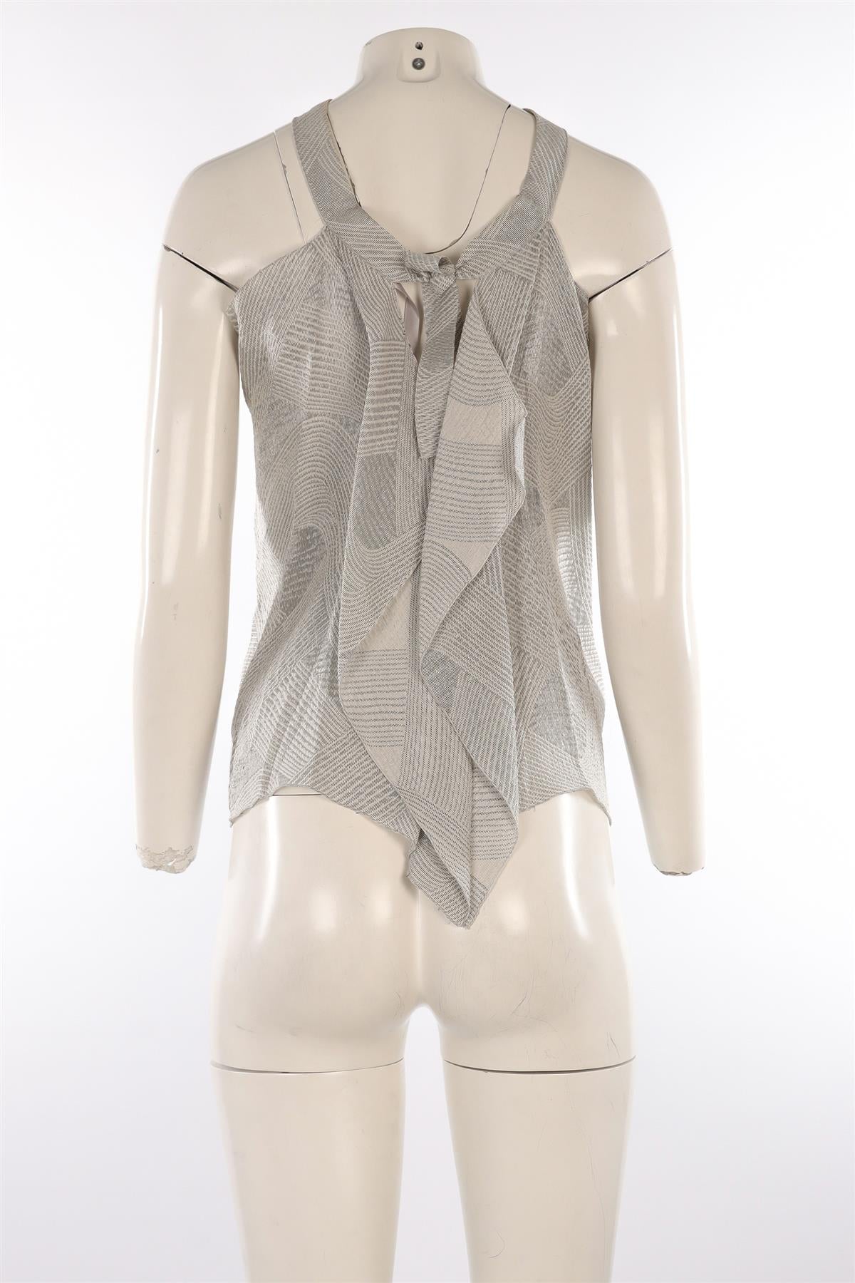 ROLAND MOURET GREY TOP UK 6 - Image 4