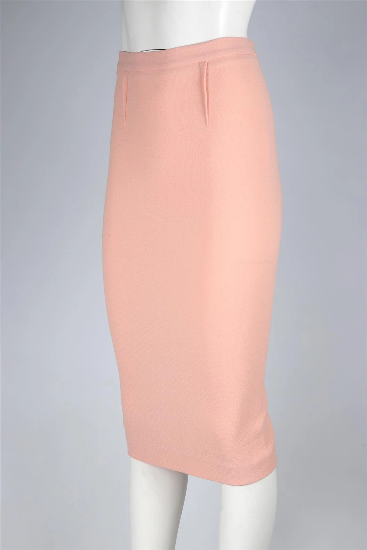 ROLAND MOURET PINK CADY MIDI SKIRT UK 6 - Image 3