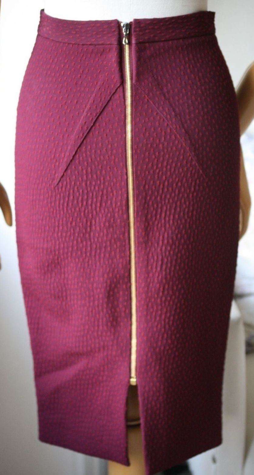 ROLAND MOURET SITONA BOUCLE SKIRT UK 8 - Image 5