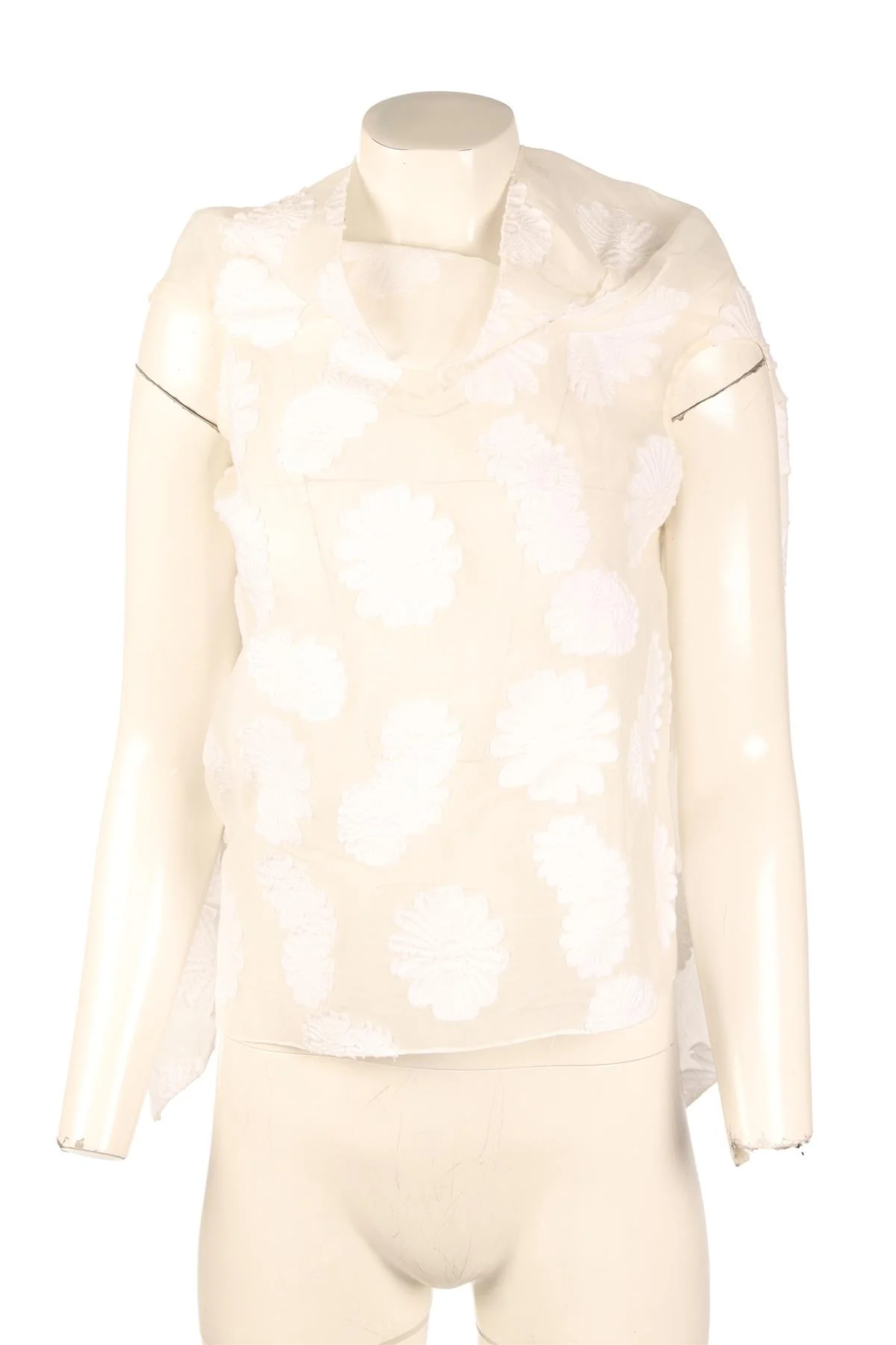 ROLAND MOURET WHITE COTTON TOP UK 8 - Image 2