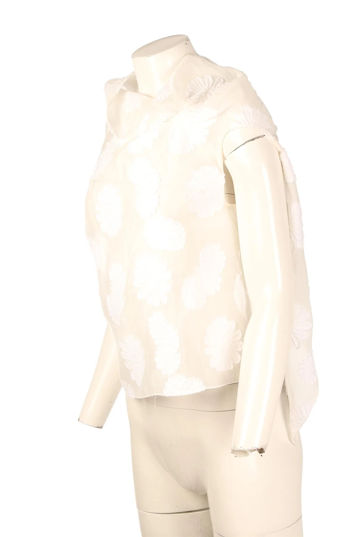 ROLAND MOURET WHITE COTTON TOP UK 8 - Image 3