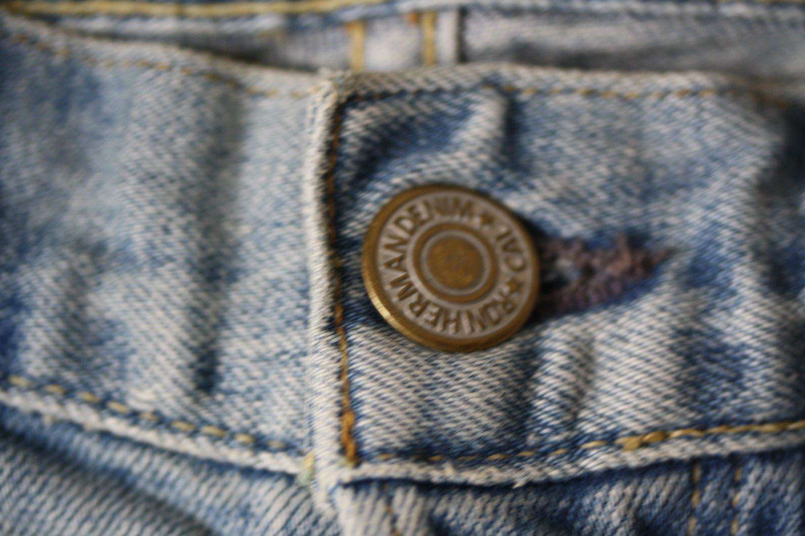 RON HERMAN DENIM SHORTS W25 UK 6/8 - Image 4