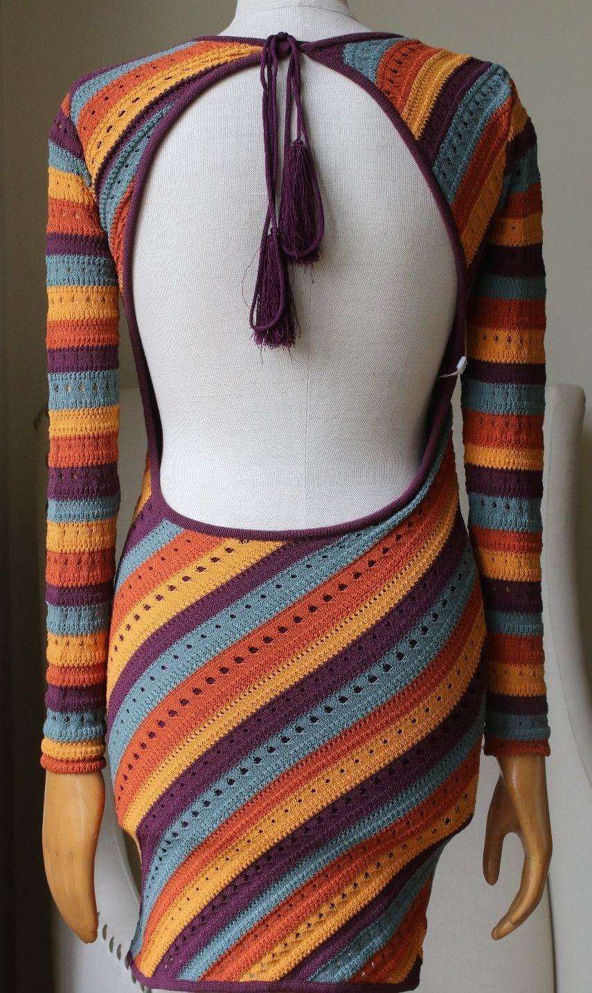 RONNY KOBO JULES STRIPE DRESS XSMALL - Image 5
