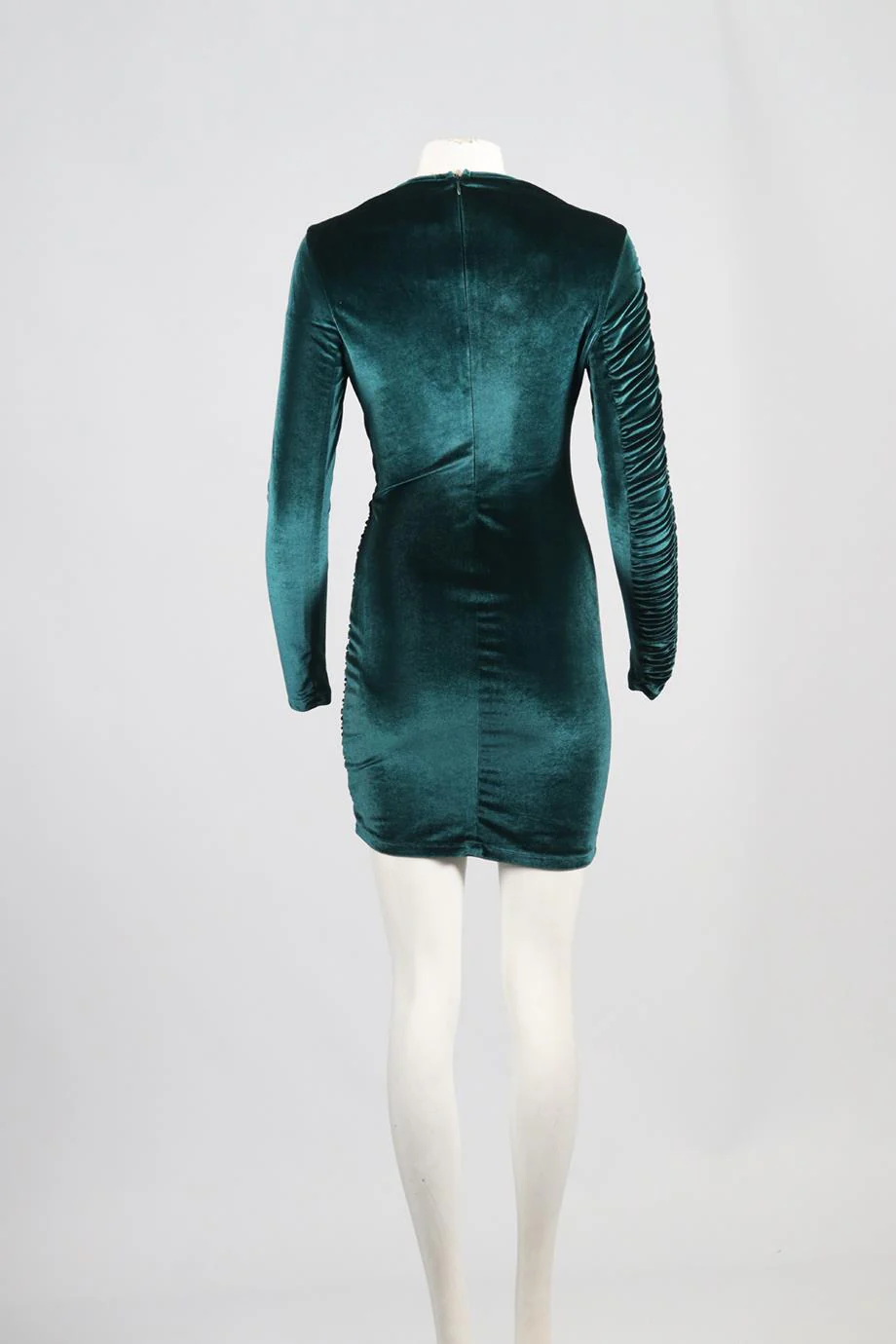 RONNY KOBO VELVET MINI DRESS MEDIUM - Image 4