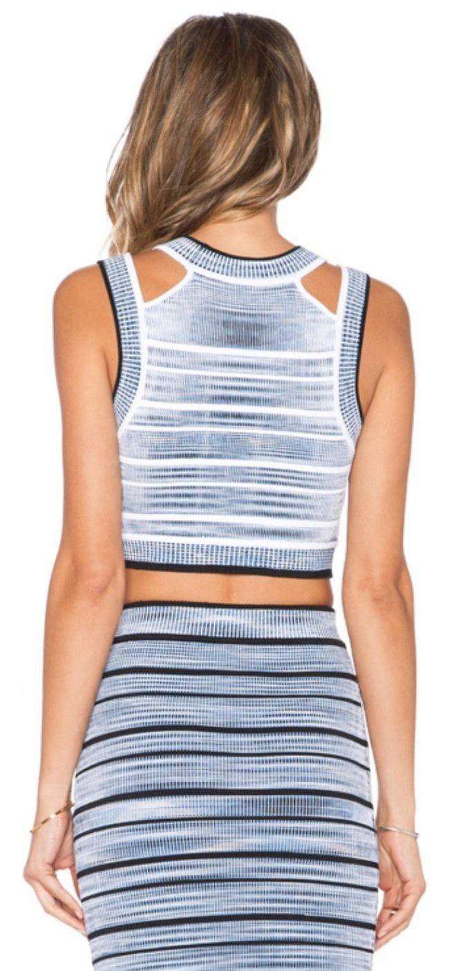 RONNY KOBO WILHELMINA BLUE CROP TOP SMALL - Image 8