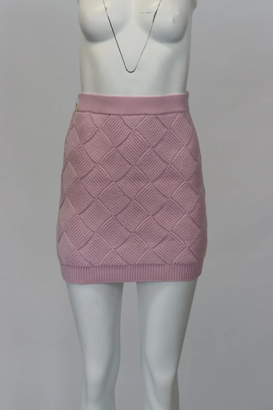 RONNY KOBO WOOL BLEND MINI SKIRT SMALL - Image 2