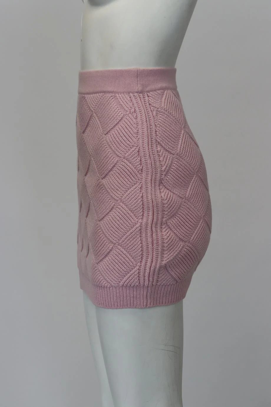 RONNY KOBO WOOL BLEND MINI SKIRT SMALL - Image 3