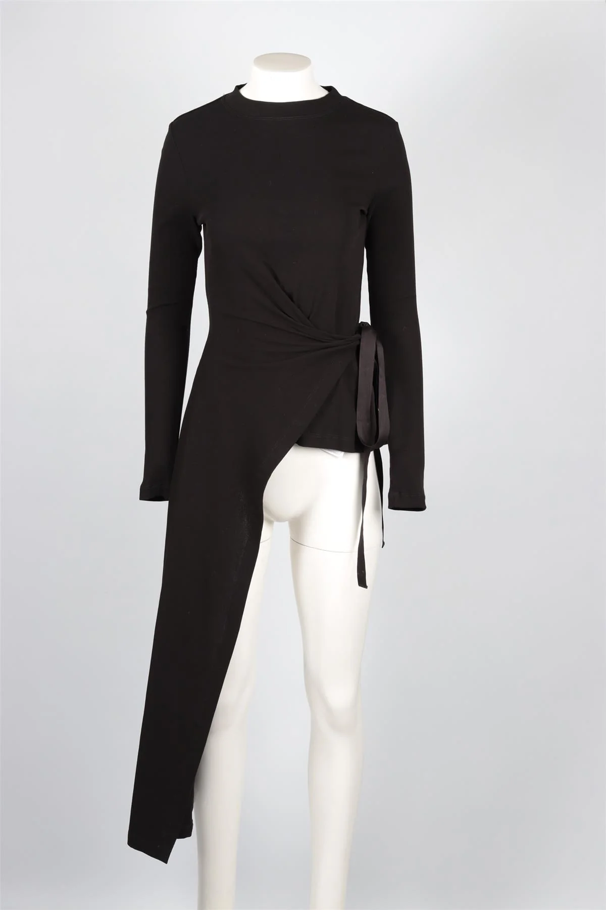 ROSETTA GETTY BLACK COTTON TOP MEDIUM - Image 2