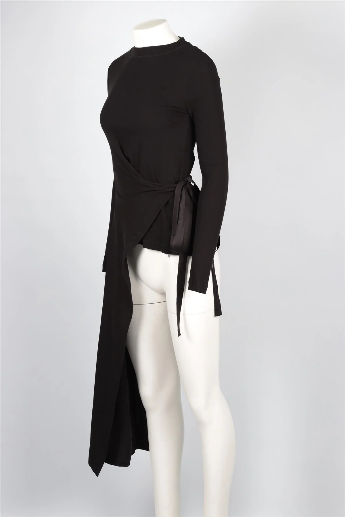 ROSETTA GETTY BLACK COTTON TOP MEDIUM - Image 3