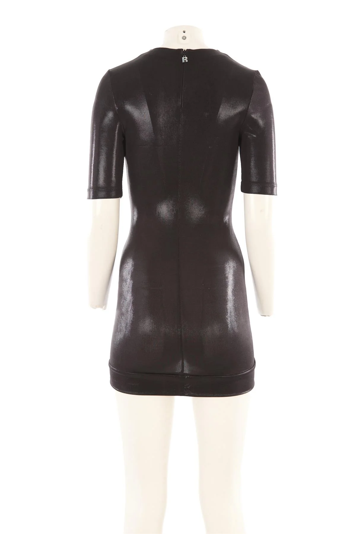 ROTATE BIRGER CHRISTENSEN BLACK JERSEY MINI DRESS DK 34 UK 6 - Image 4