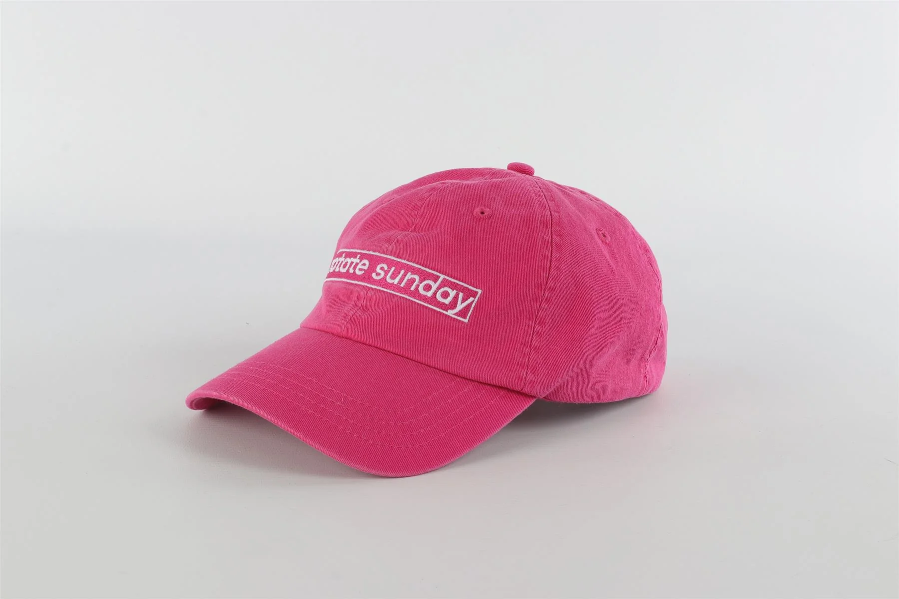 ROTATE BIRGER CHRISTENSEN PINK COTTON BASEBALL CAP ONE SIZE - Image 2