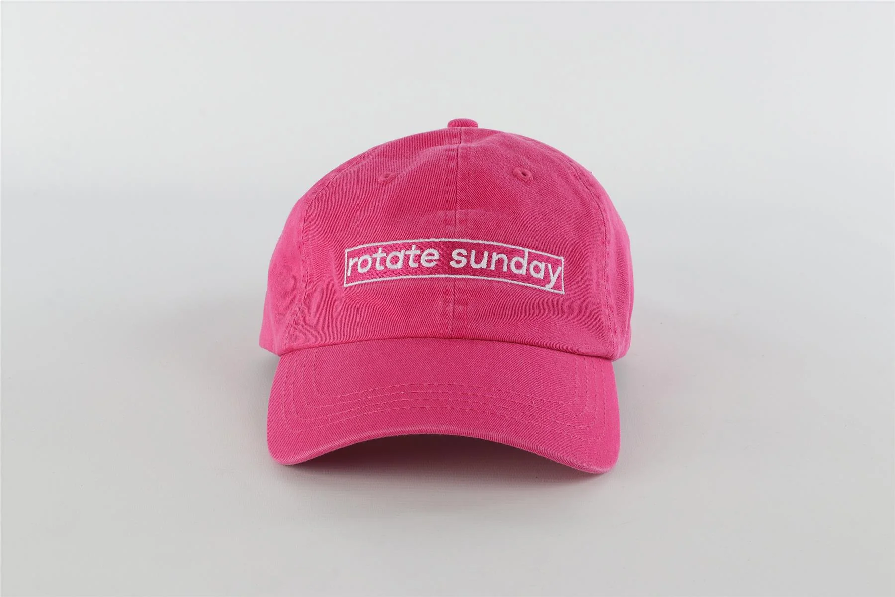 ROTATE BIRGER CHRISTENSEN PINK COTTON BASEBALL CAP ONE SIZE - Image 3