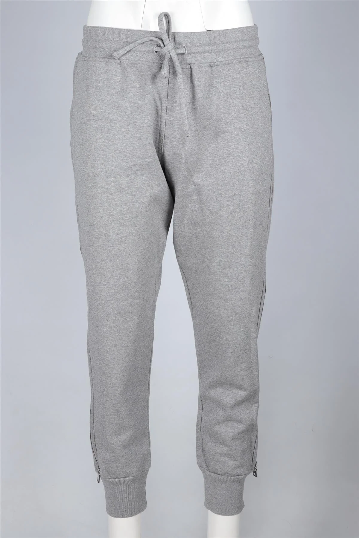 RTA GREY COTTON TRACK PANTS LARGE - Image 2